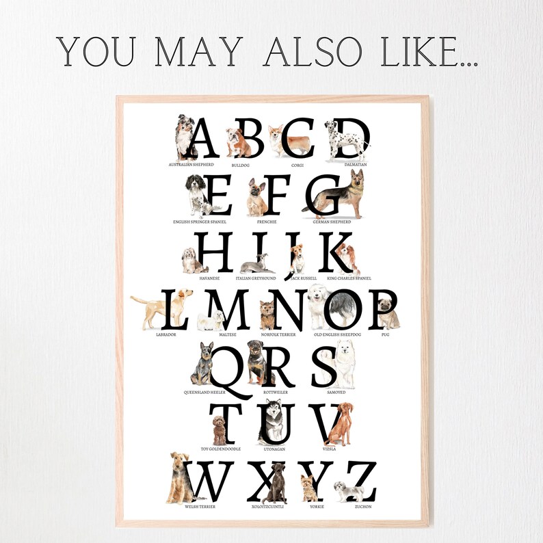 Dog Nursery Decor Dog Themed Wall Art Puppy Nursery Decor Etsy