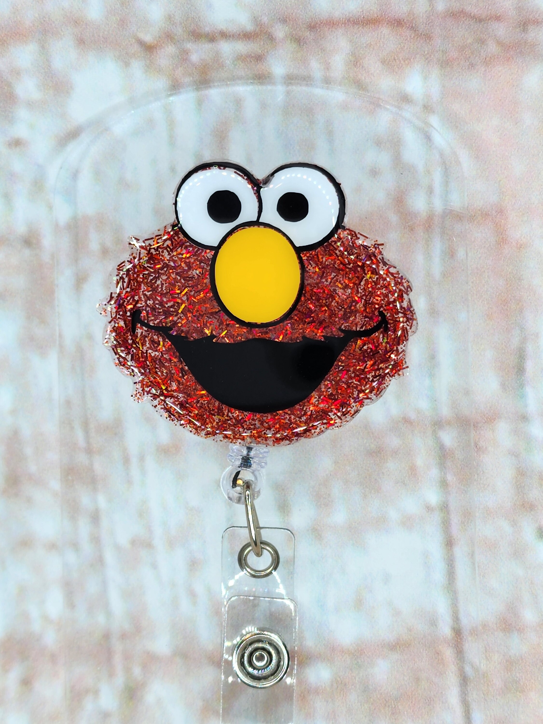 Funny Badge Reel Elmo Fire Retractable Nurse ER Doctor Funny Name Tag  Holder with Clip This is Fine, I'm Fine : Buy Online at Best Price in KSA -  Souq is now