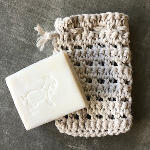 Soap Sack Crochet Pattern // Soap Saver Crochet Pattern // Soap Bag Crochet Pattern // Crochet Spa Gift Basket