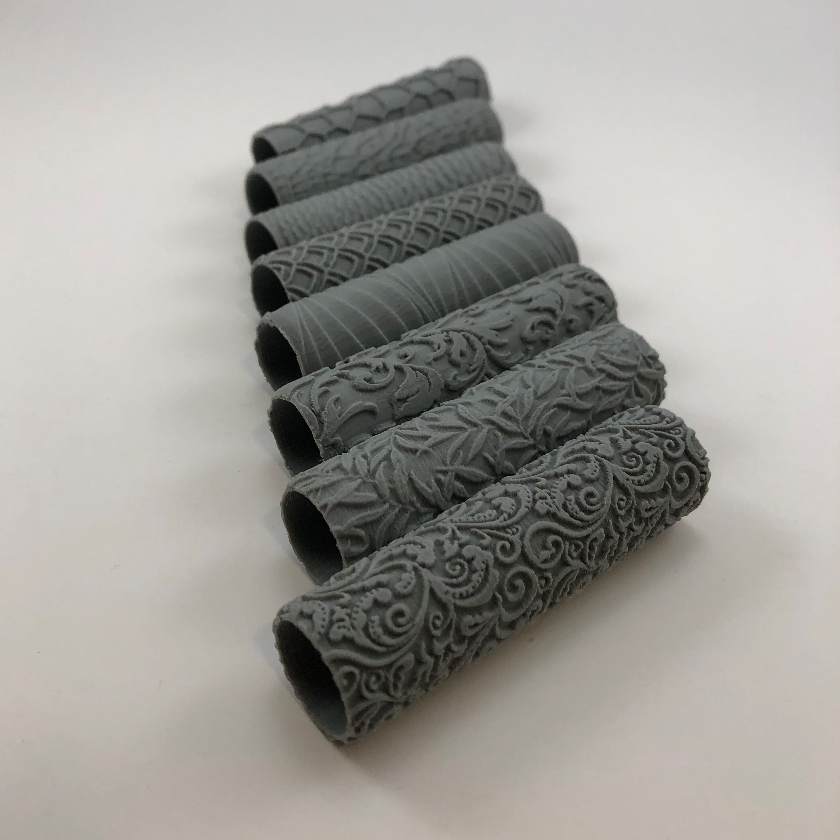 Damask Print Texture Roller | Polymer Clay Roller | Clay Roller