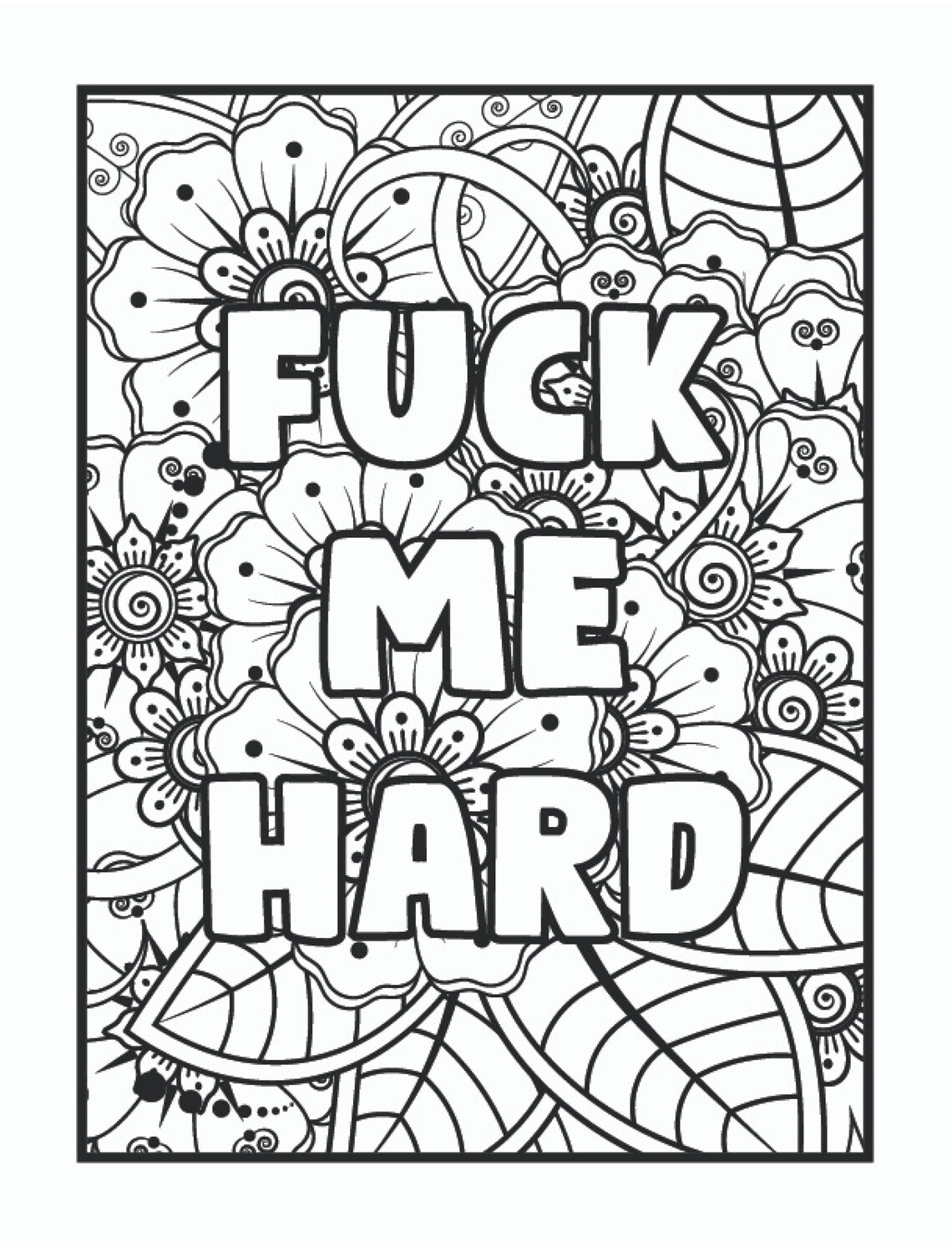 41 Dirty Funny Coloring Pages For Adults Etsy