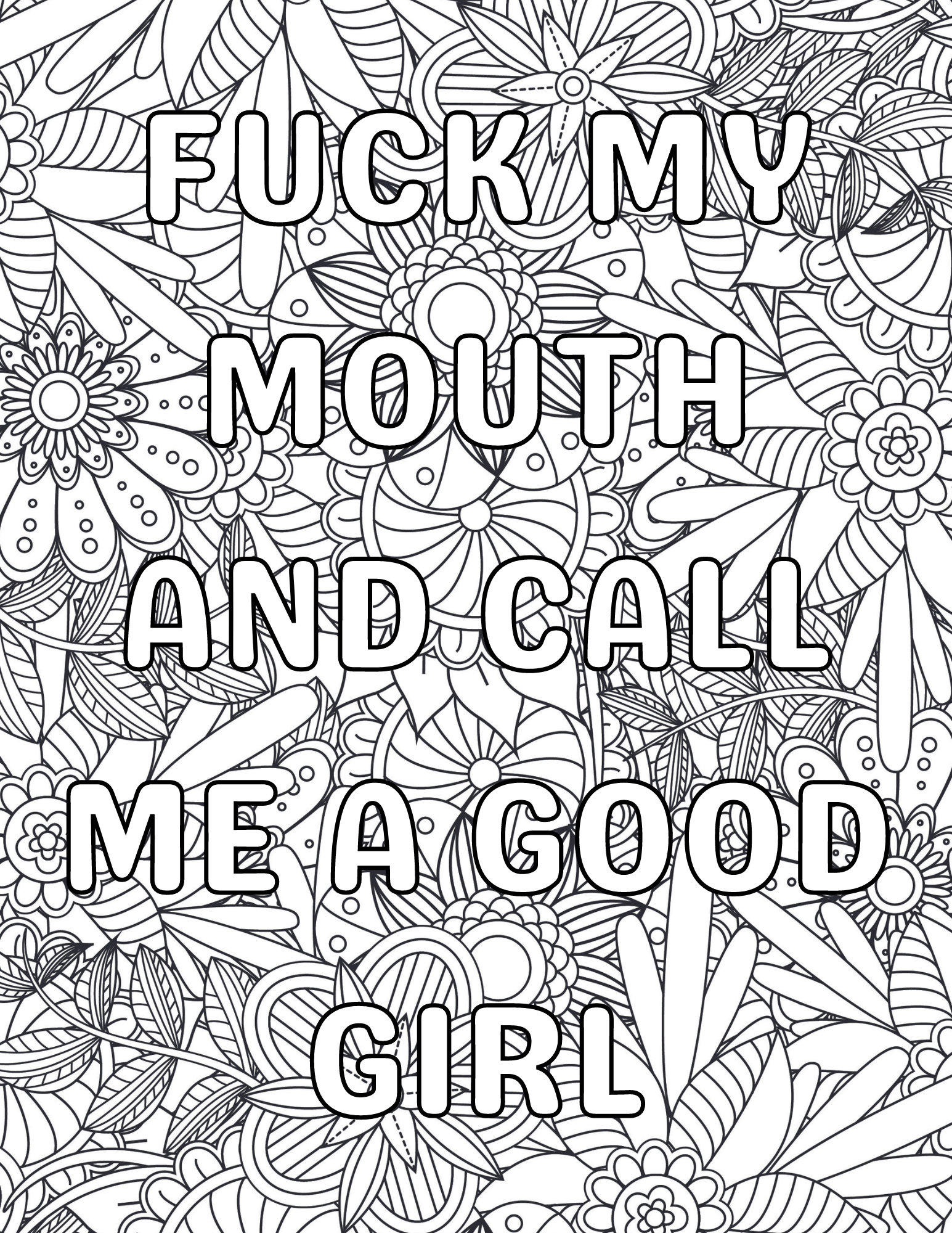 Instant Download! 20 Pg. Adult Naughty Coloring Pages, Digital Download ...