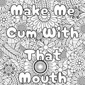 Instant Download! 20 Pg. Adult Naughty Coloring Pages, Digital Download ...