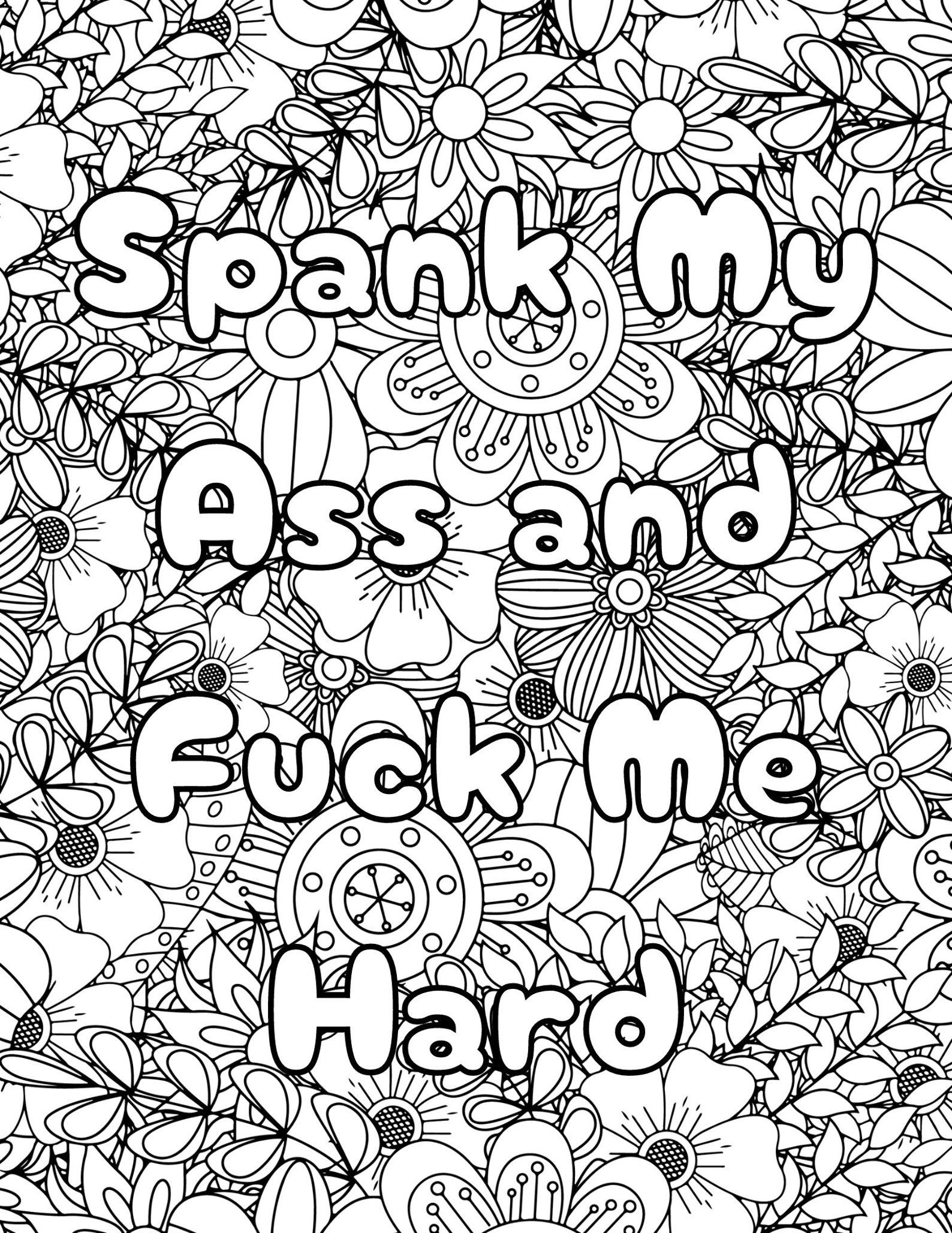 Instant Download! 20 Pg. Adult Naughty Coloring Pages, Digital Download ...