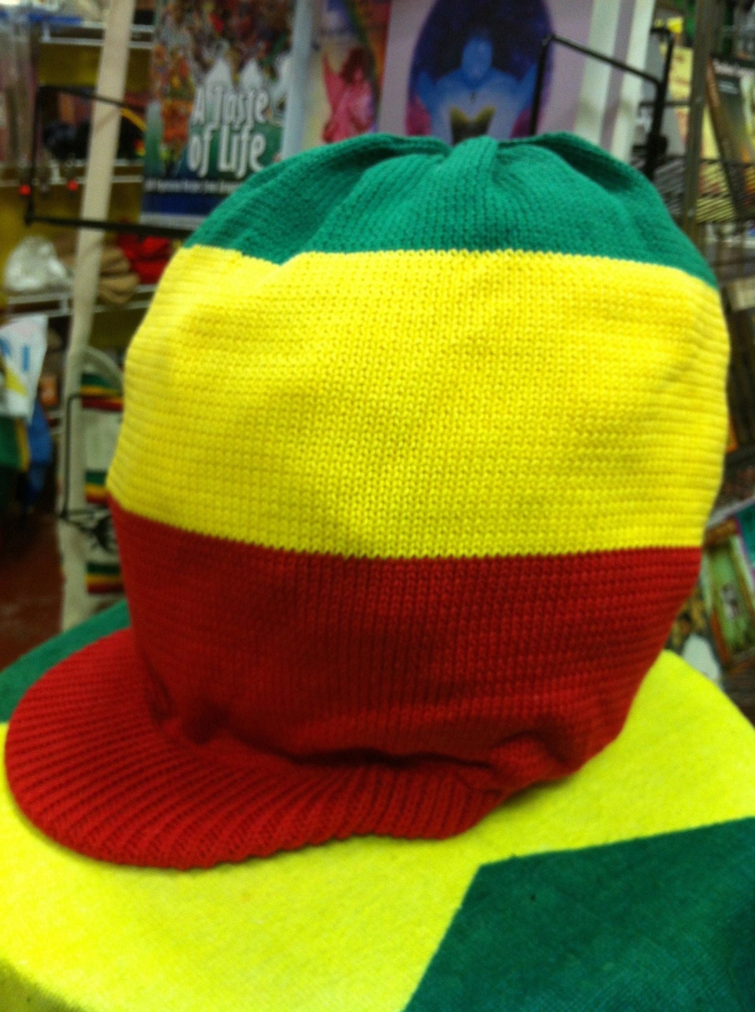 RH055-RYG Xlarge Rastafarian Crown - Rasta Hats - Tams - Dread Caps - Etsy