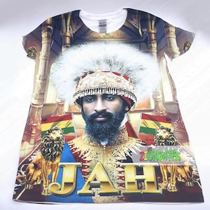 WOMENS Sublimation Shirt - Haile Selassie - Sitting