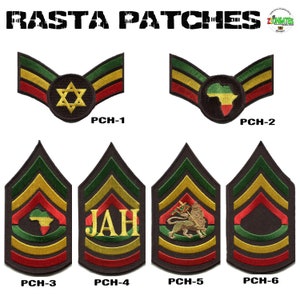 Sargent patch -  Lion of Judah - Rasta patch