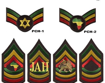 Sargent patch -  Lion of Judah - Rasta patch