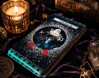 Specter Cosmos Oracle-lek: 50-korts Celestial-set med silverregnbågsfolie