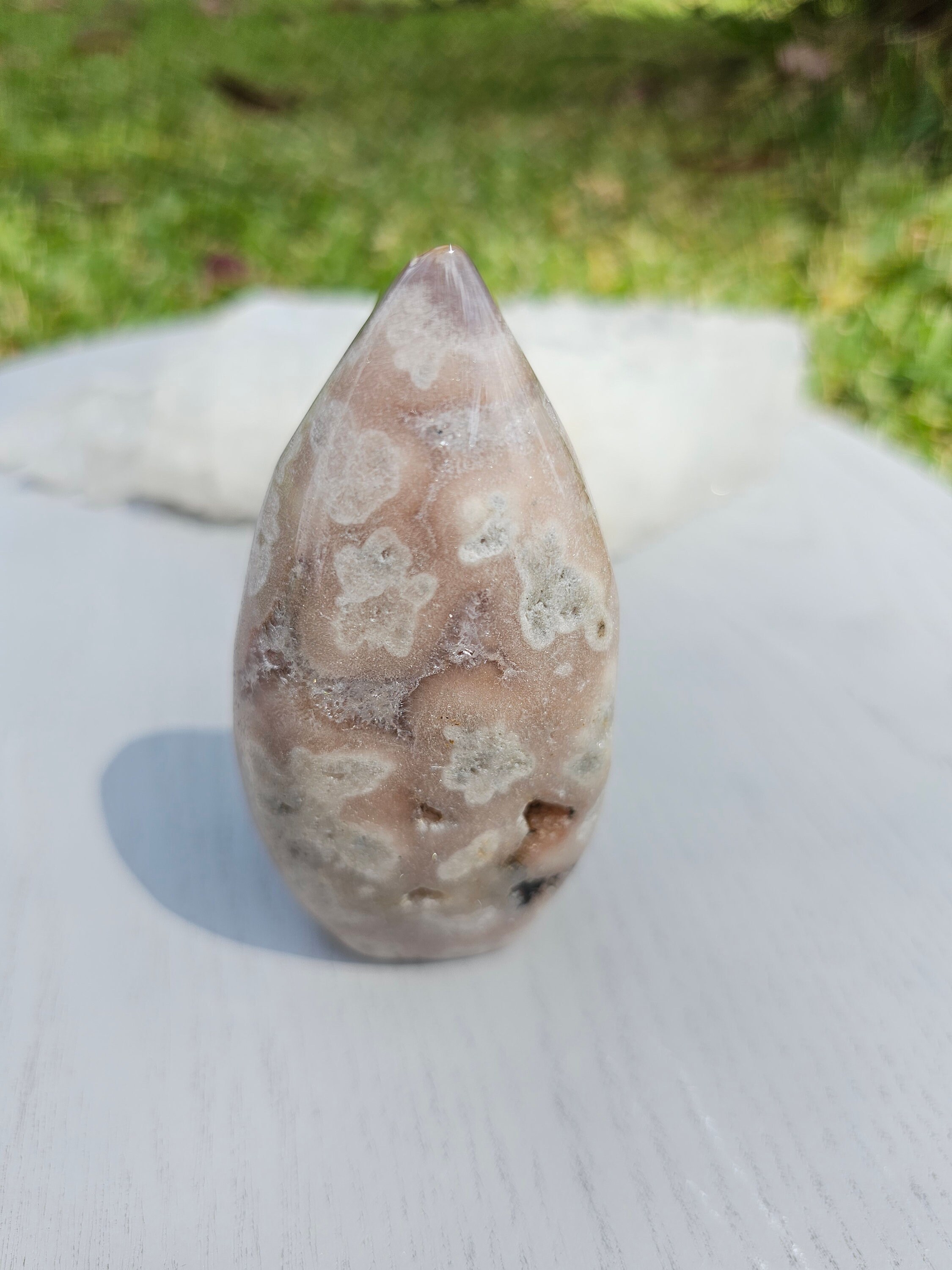 ドゥルージーフラワーアゲートフレーム / 桜アゲート - Etsy 日本