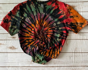 Reverse Tie Dye T-Shirt, Swirl Tie Dye Shirt, Soft Shirt, Custom Tie Dye, Black Tie Dye, Tye Dye,