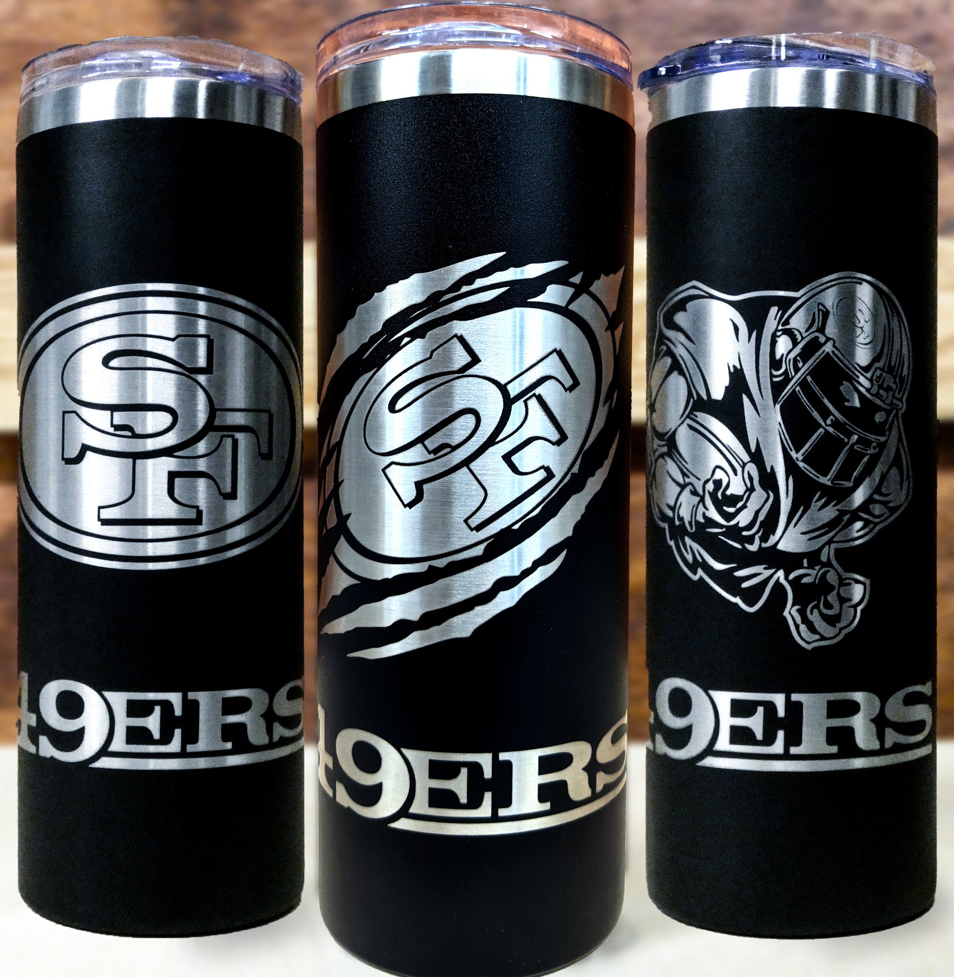 San Francisco 49ers Stainless Steel Tumbler · Krave Designs Custom Gifts ·  Online Store Powered by Storenvy