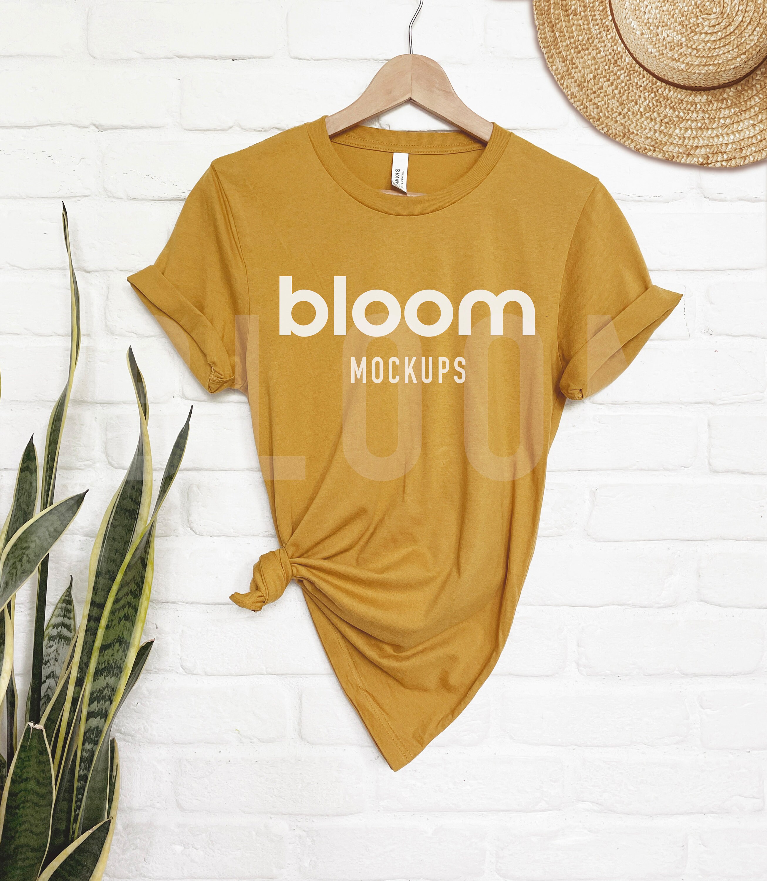 bella canvas mustard yellow shirt