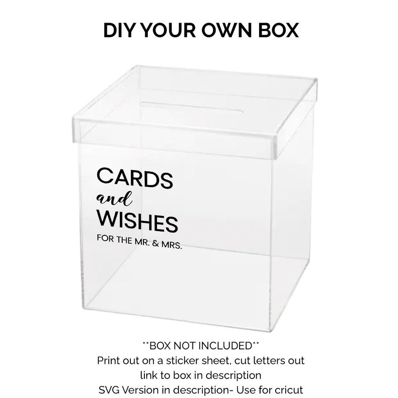 Printable Customizable Wedding Card Box Wedding Card Box Etsy