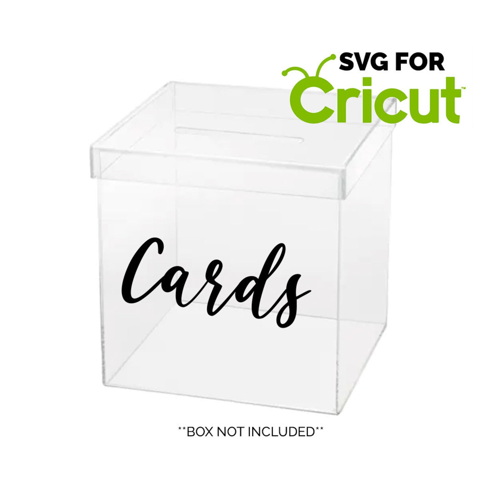 SVG Wedding Card Box Wedding Card Box Sign SVG Cards and Etsy UK