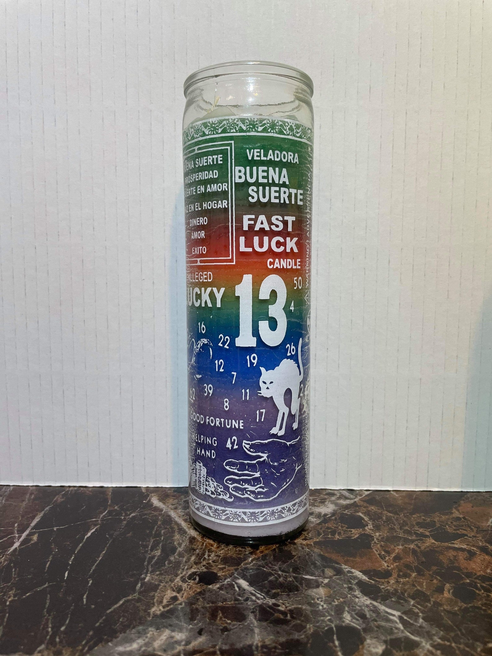 Fixed 7 Color Lucky Candle/7 Colores Buena Suerte Veladora Etsy