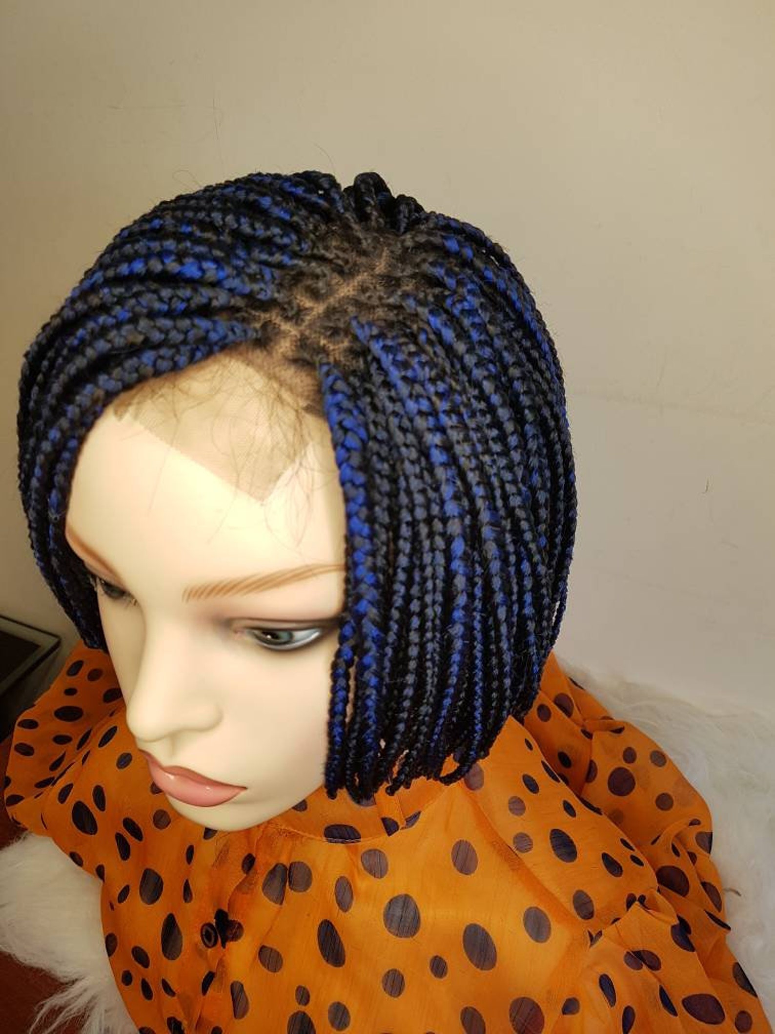 Knotless braids Wig bob wig short wig Etsy