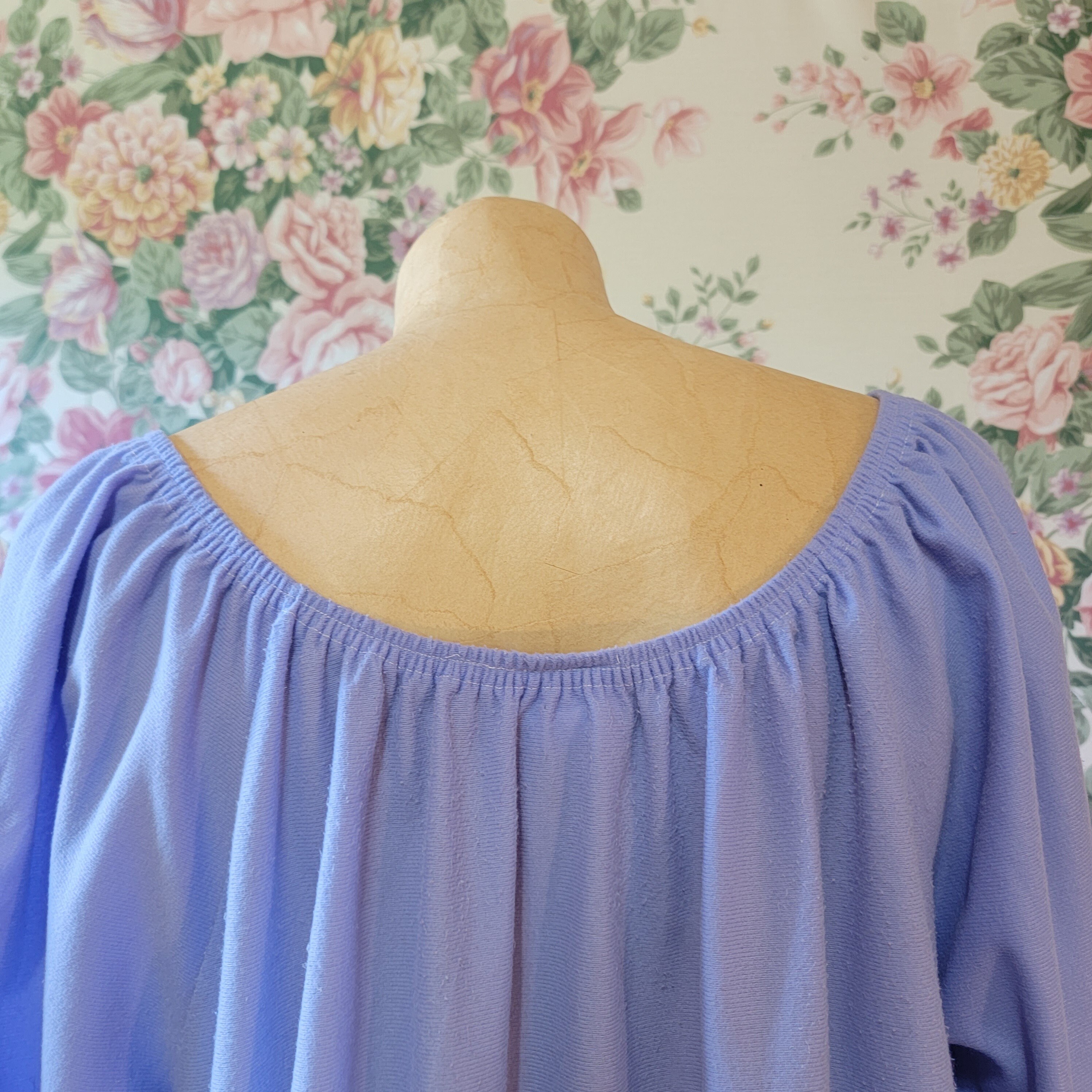 Vintage Kelly Reed Nightgown // Rare Blue Lavender Victorian - Etsy