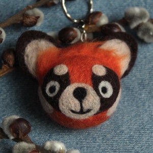 Lemur Filz Schlüsselanhänger