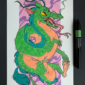 Dragon I. Originele tekening