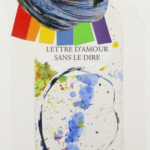 Collage LGBTQ original: Carta de amor sin decirlo