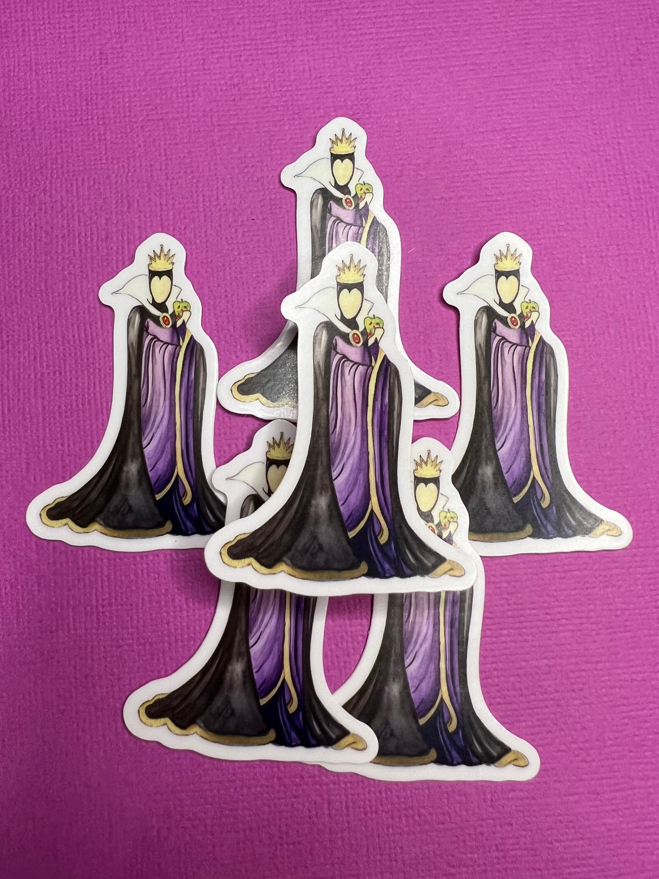 Faceless Watercolor, Waterproof Vinyl Sticker, Evil Queen, Evil ...