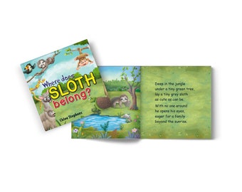 Personally signed sloth children's books