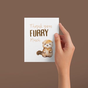 Punny Furry Greeting Card