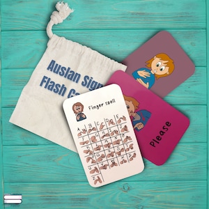 Jeux de cartes Auslan Flash
