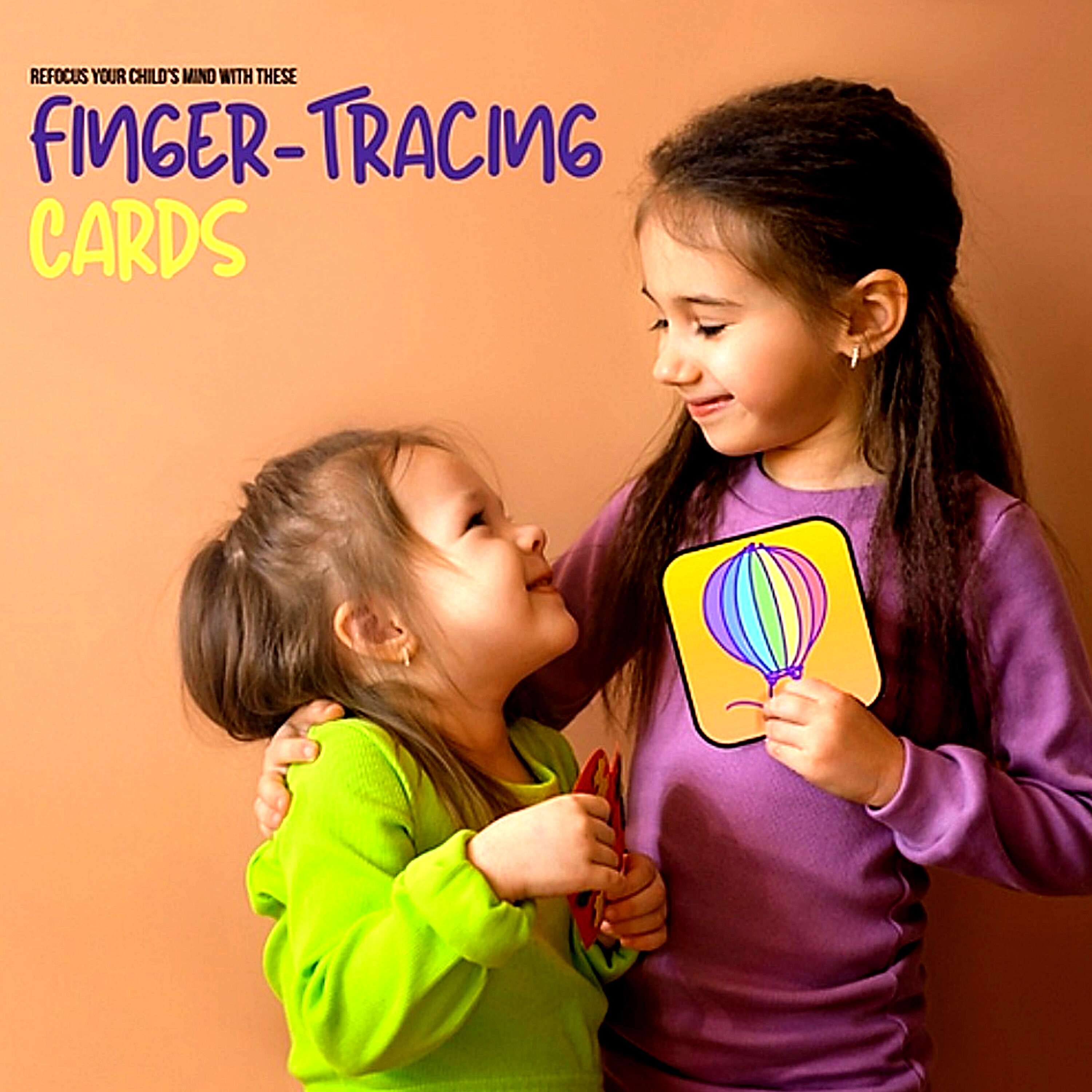 Finger Tracing Cards - Calming Cards - Etsy