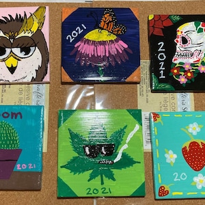Painted Coasters 2021