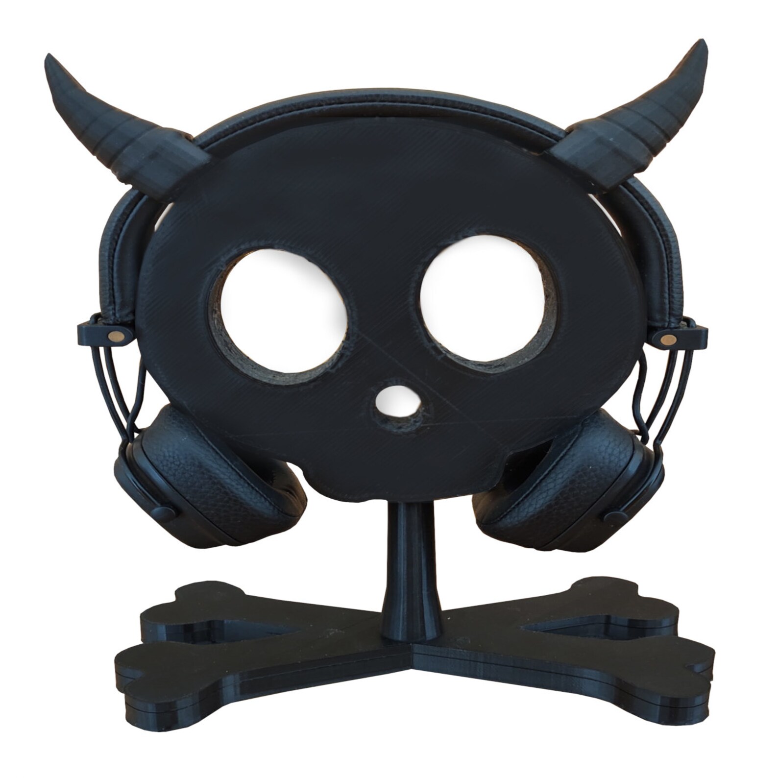 Skull Shaped Headphone Holder Optional LED Lighting Etsy