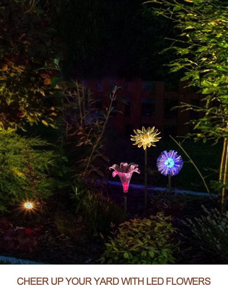 Bright Zeal Solar Stake Lights Lifesize Figurines Etsy