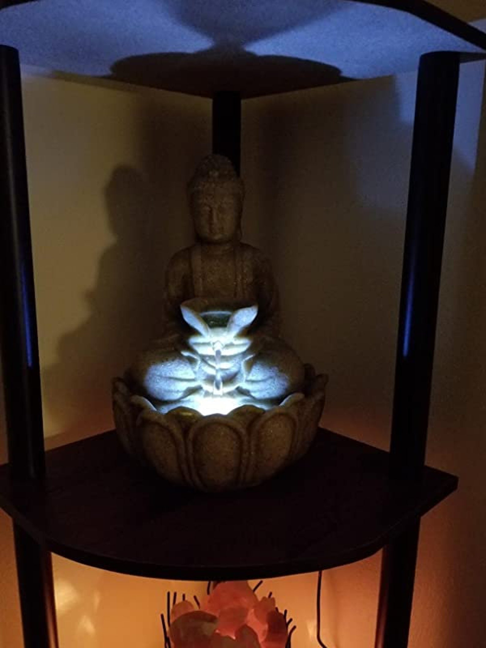 Indoor buddha fountain zen tabletop water fountain Etsy