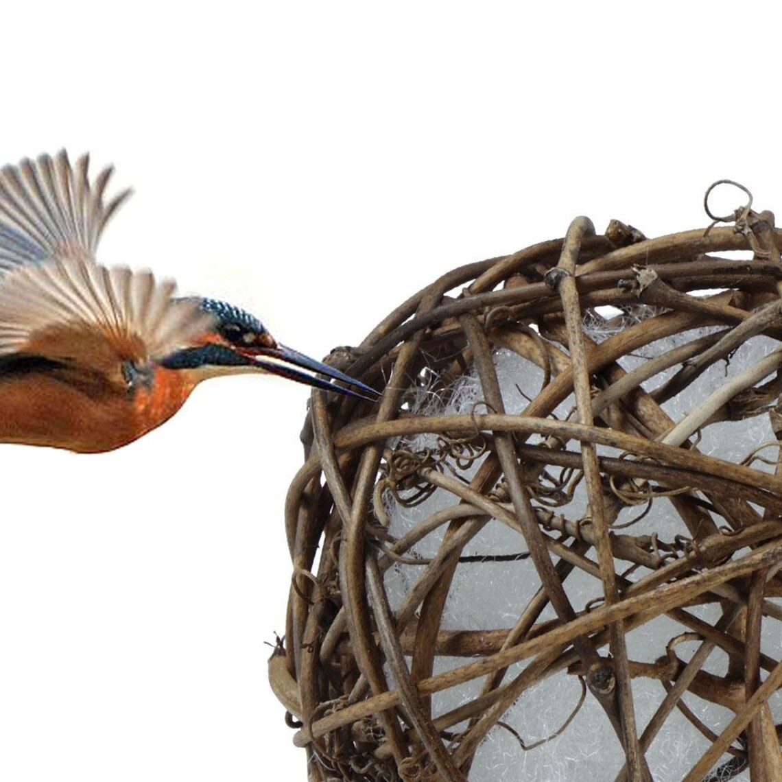 2pcs Cotton Globe Hummingbird Nests Bird Material Holder Balls Etsy