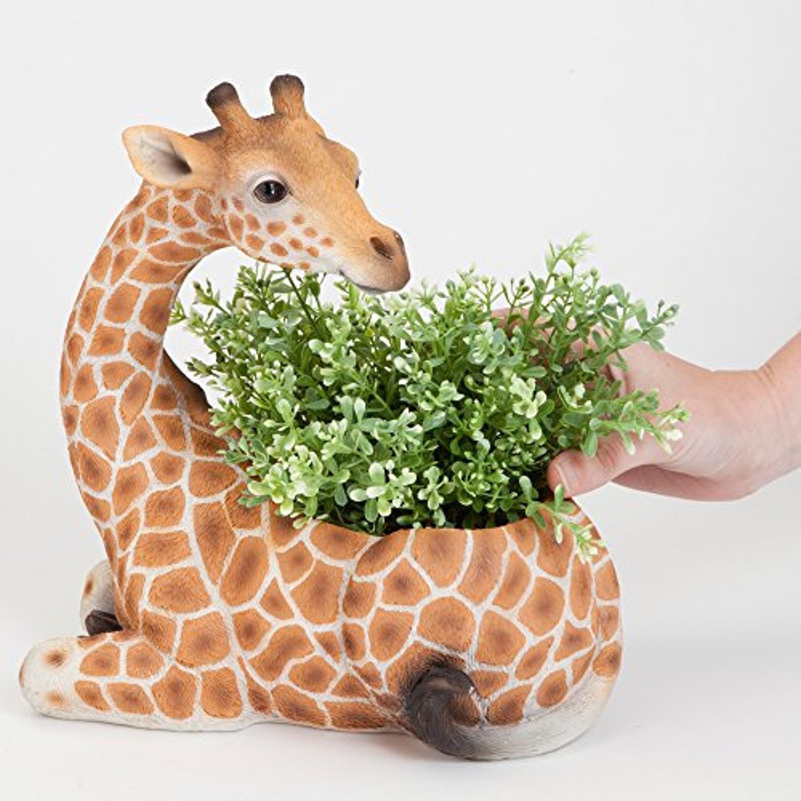 Giraffe Planter Wildlife Animal Urn for Plants Indoor Etsy