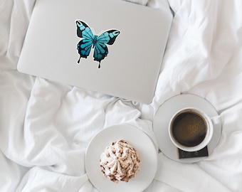 Tooth butterfly, butterfly sticker for laptop, Macbook, Mac, case, film, protective film, dental sticker, dental, dentists, cell phone sticker