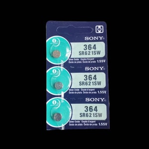 Set Of Three 1.55 V Batteries For Ocean Jars With LED Light Extra Batteries SR621SW Batteries LED Light Batteries