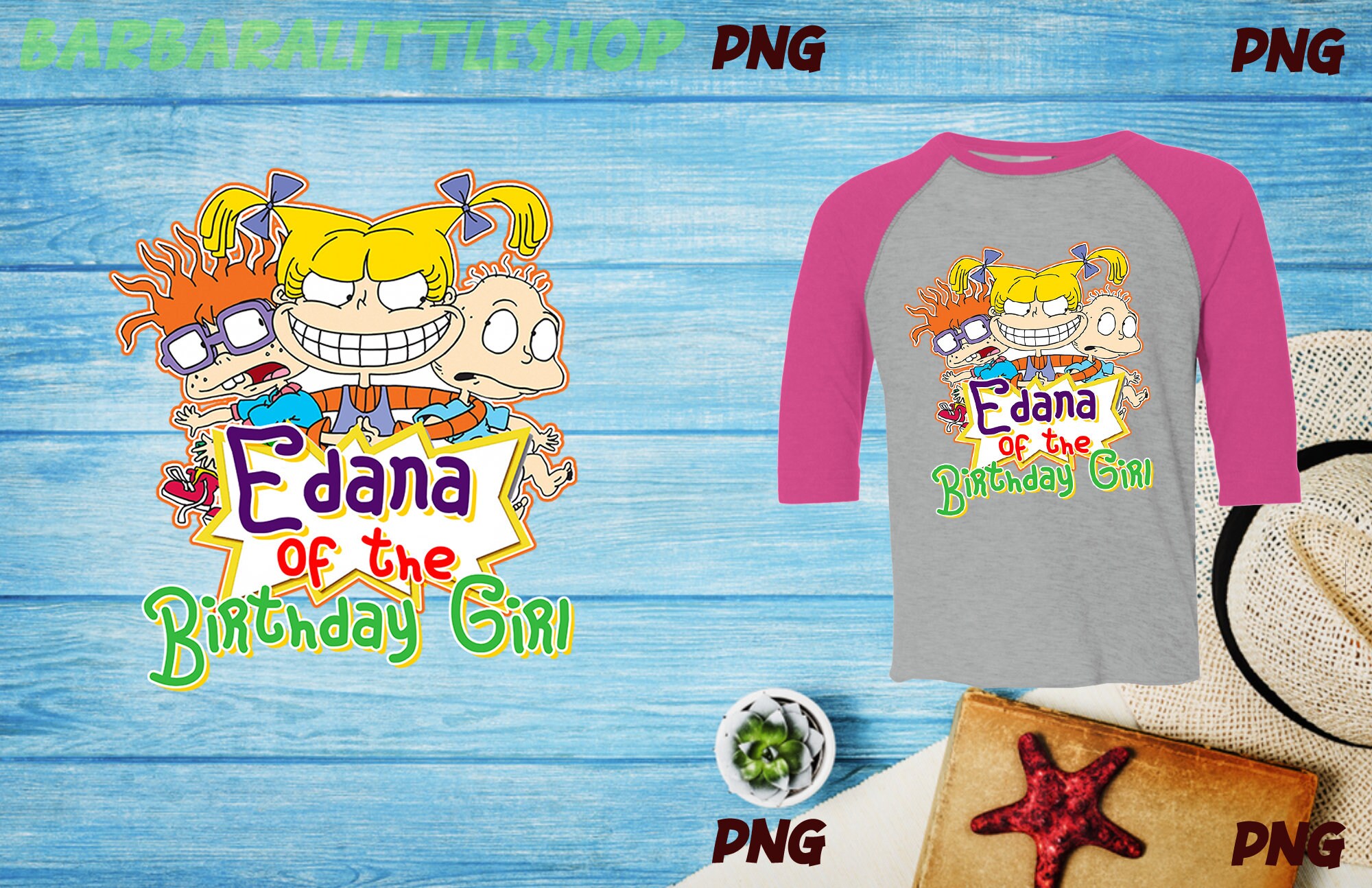 Rugrats Birthday Iron On Transfer Design Rugrats PNG Rugrats Etsy