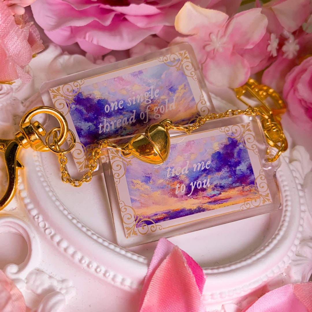 Invisible String Keychain Taylor Swift Folklore, Taylor's