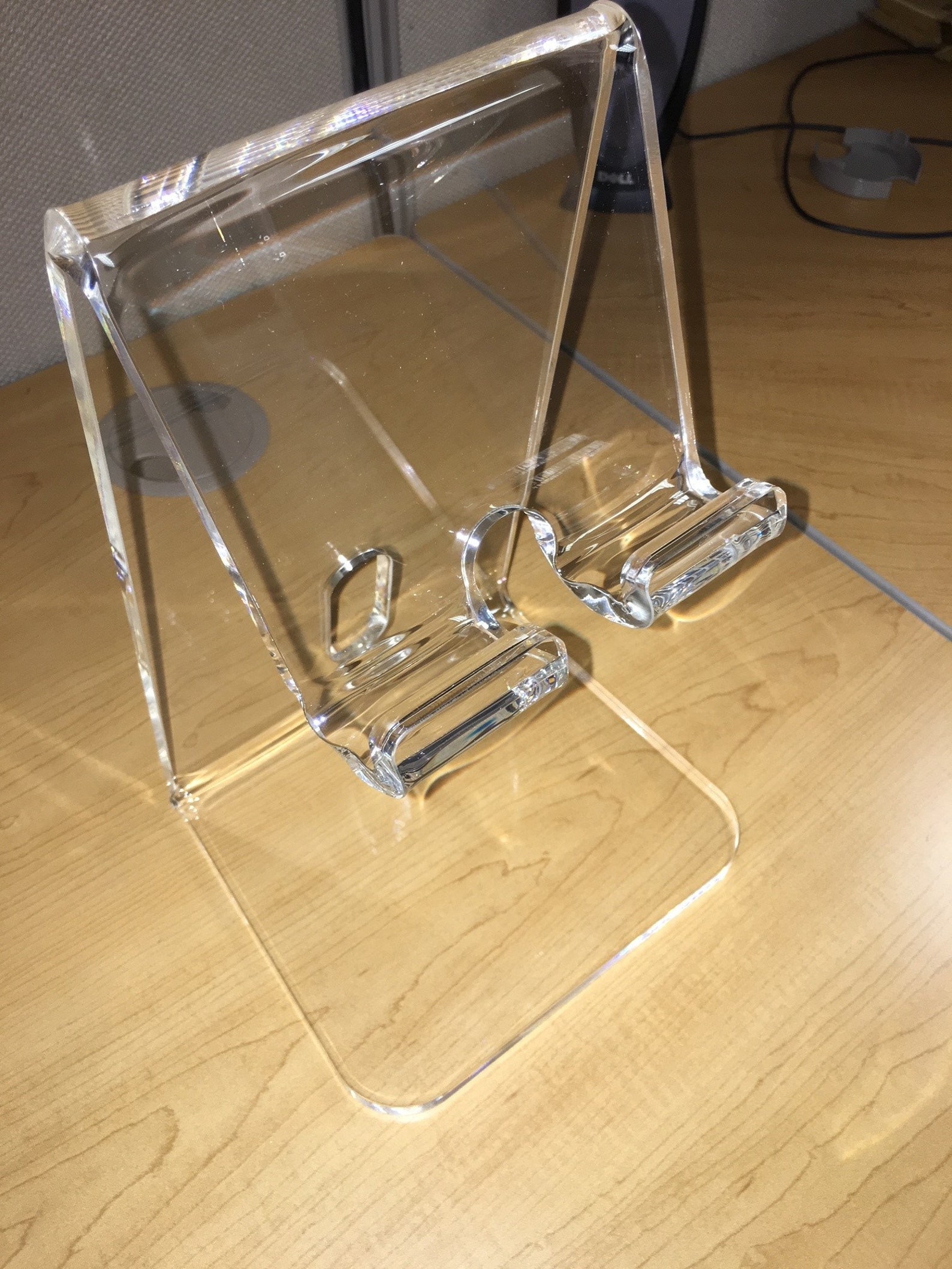 Acrylic Ipad Stand Clear Tablet Holder Desk Book Rack Etsy