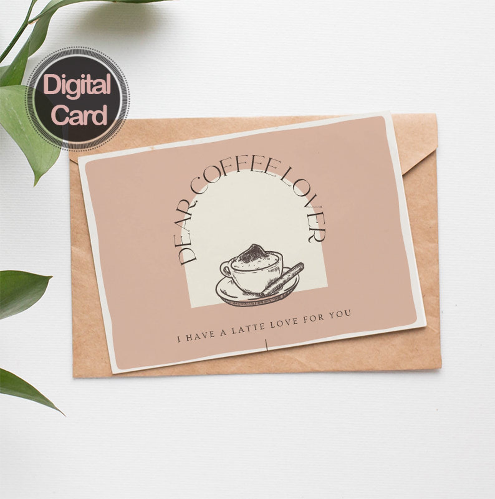 Instant Download Coffee lover Birthday Card Printable | Etsy