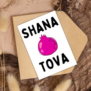 Shana Tova afdrukbare wenskaart | Rosj Hasjana afdrukbare kaart | Joodse afdrukbare kaart | L'Shana Tova digitale download