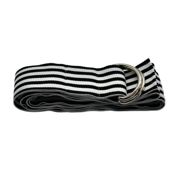Striped Ribbon Collar Belt main image 0
