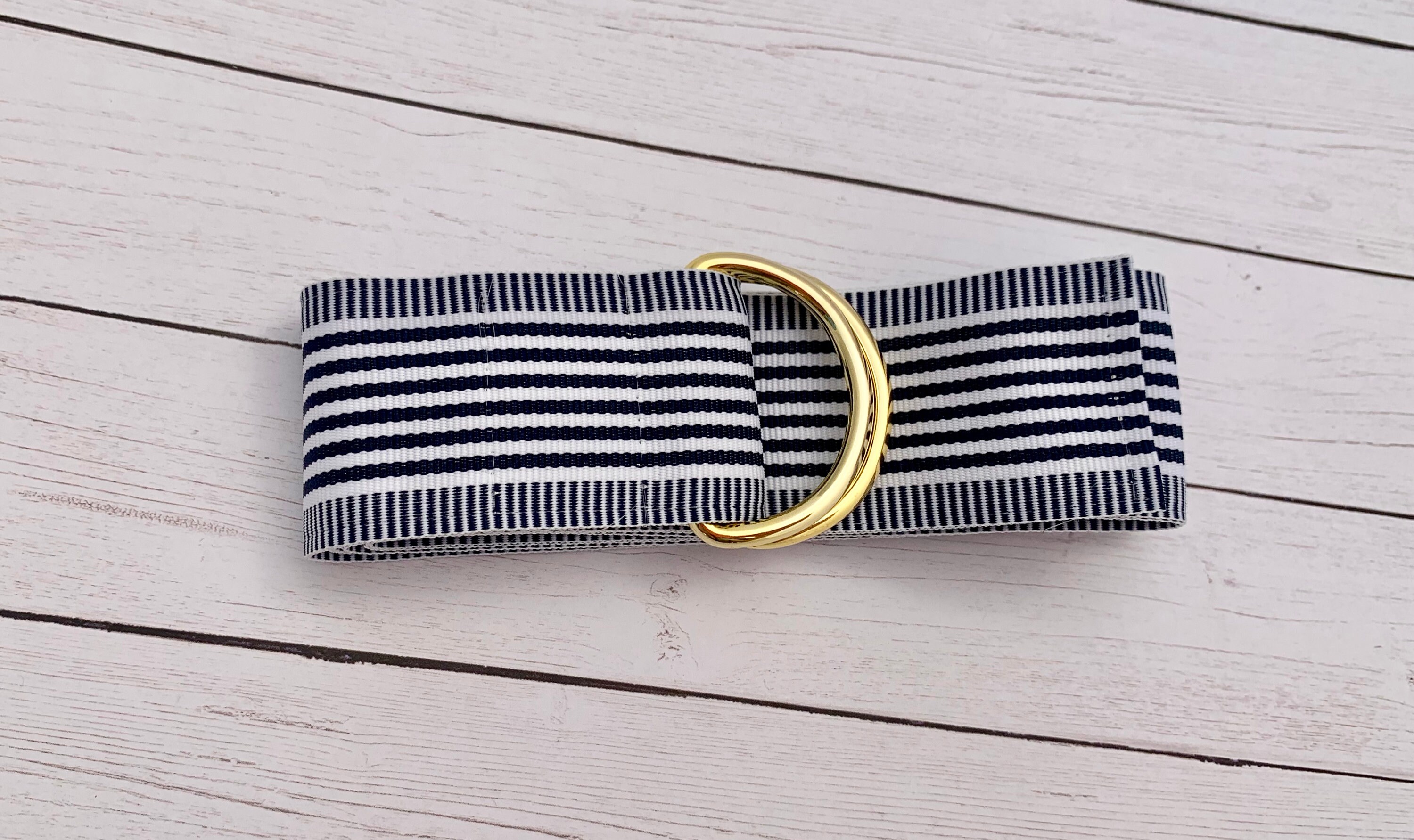 Women's Black and White Striped 