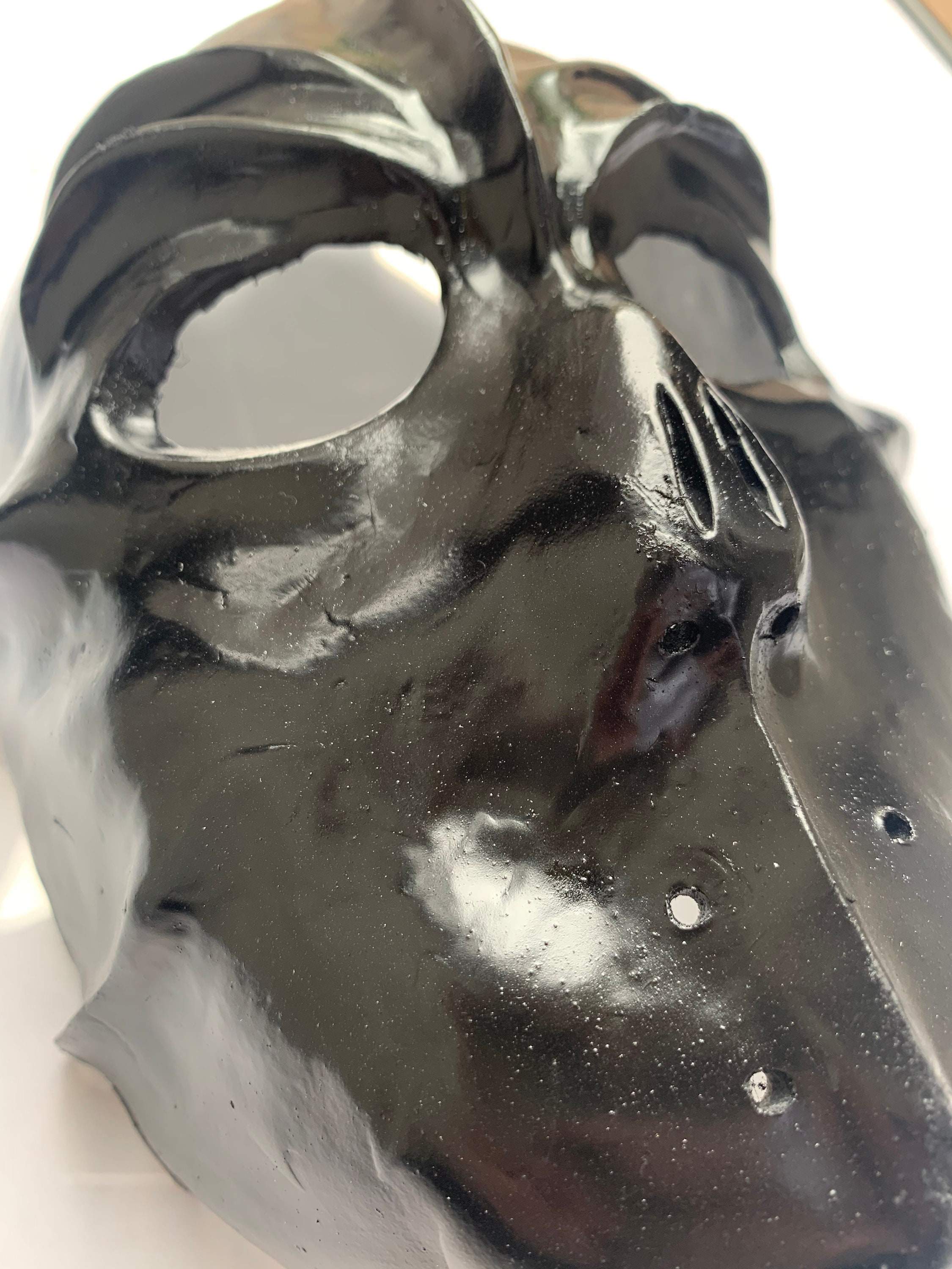 LEVIATHAN Resin Mask Blackout Finish Prototype Etsy
