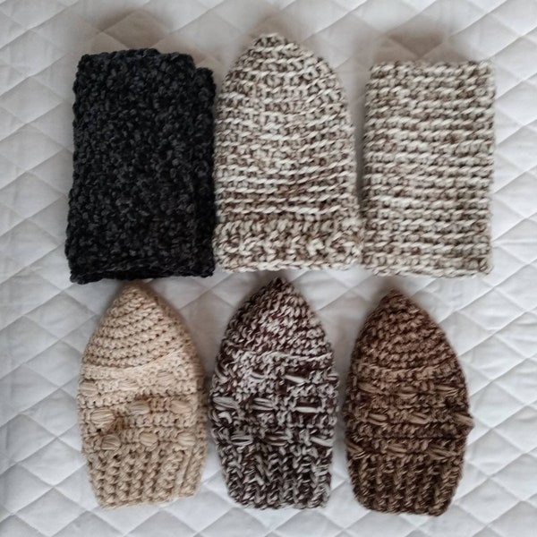 Bonnets et snoods adulte et ado en laine