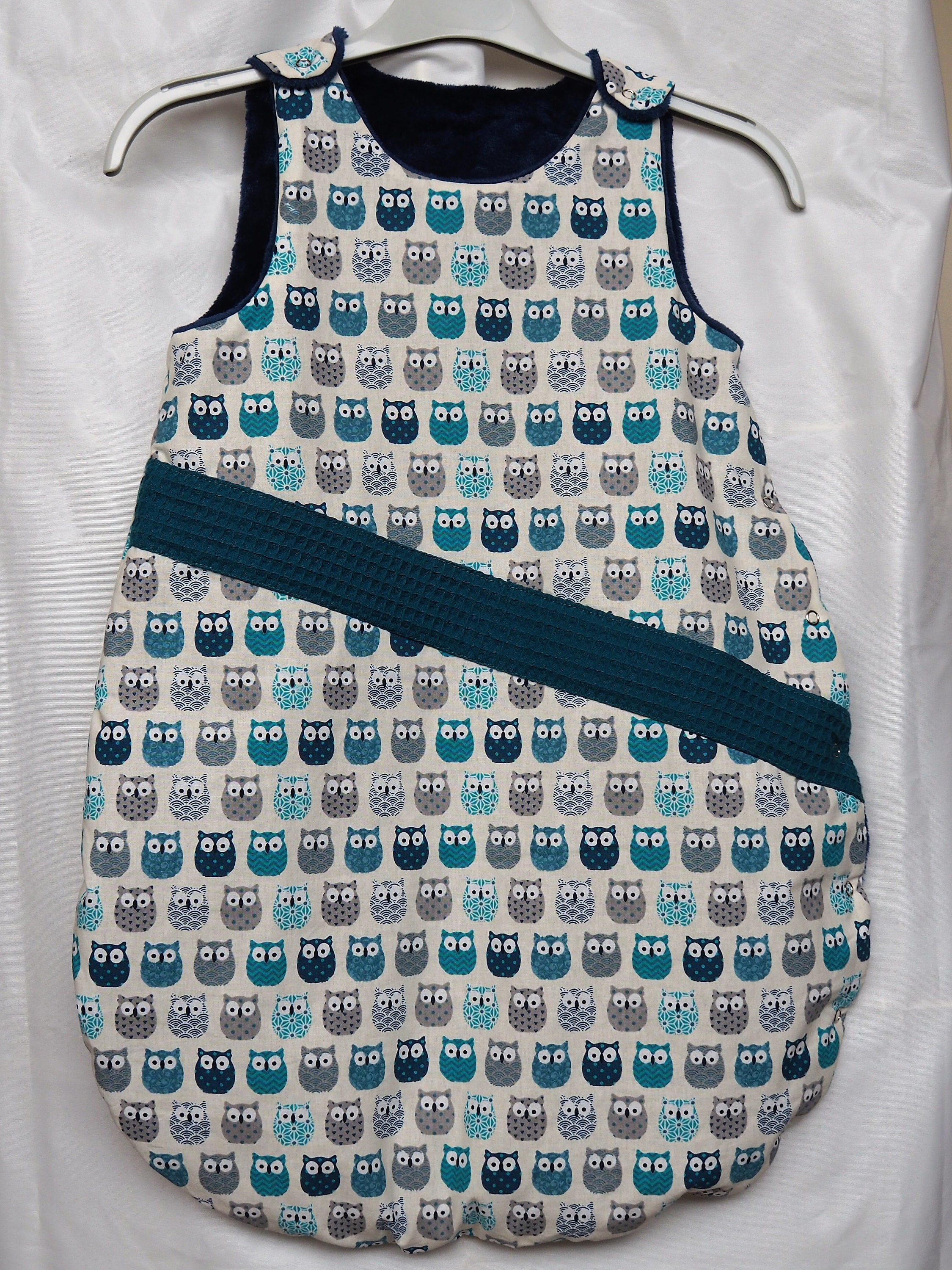 Gigoteuse Coton et Polaire Pour Bébé Motifs Hiboux