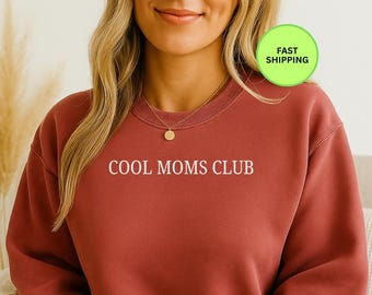 Comfort colors Cool Moms Club sweatshirt, cool mom sweatshirt, crewneck, Mothers Day gift, gifts for mom, mama sweatshirt, mom gift