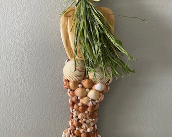 Seashell Mermaid Beach Decor Nautical Decor Coastal Decor - Etsy